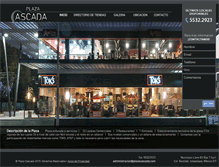 Tablet Screenshot of plazacascada.com